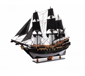 NIH003 - BLACK PEARL wooden sailing ship