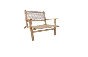 Woven chair with armrest  O194